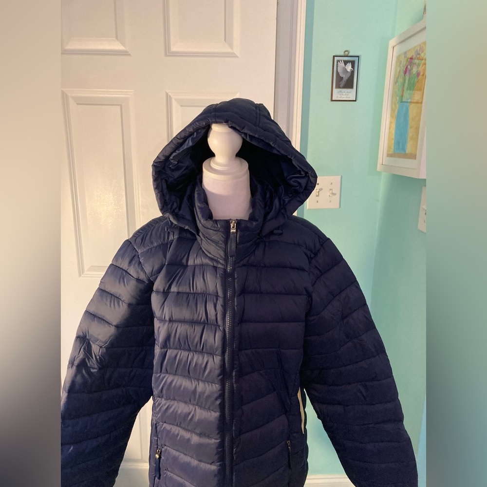 St. John's Bay Dark Blue Quilted Jacket